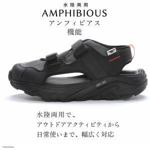 水陸両用 サンダル メンズ シャンダル 夏 厚...の詳細画像3
