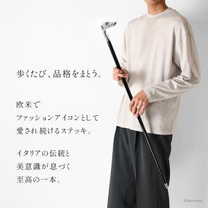 ステッキ メンズ 杖 かっこいい 一本杖 シル...の詳細画像4
