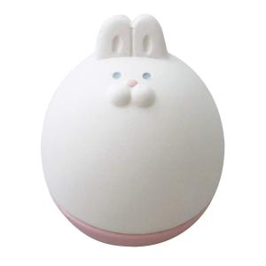 デコレ アロマおきあがりこぼし ホワイト うさぎ プレゼント かわいい カワイイ 可愛い 子供部屋