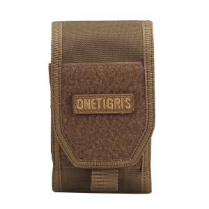 OneTigris米軍愛用スマートフォンポーチ iPhone7 7Plus iphone6 6Plus iPhoneSE ドコモ Sony xperia Galaxy など5.5インチスマホ対応 粘着的なファスナー仕