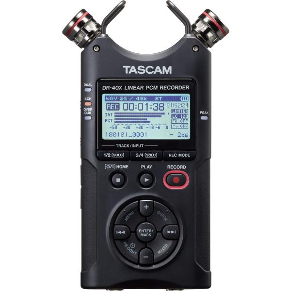 TASCAM(タスカム) DR-40X USBオーディオインターフェース搭載 4ch リニアPCMレ...