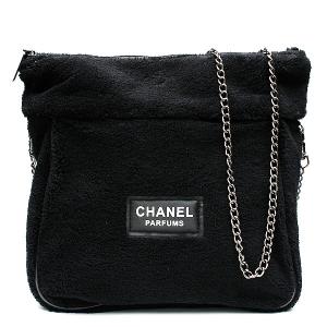 シャネル ポーチ チェーン付き CHANEL ショルダーバッグ ブラック ノベルティ 限定