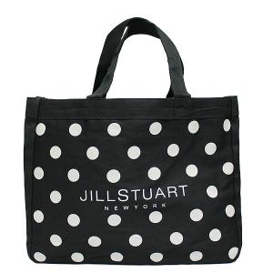 ジルスチュアート バッグ JILL STUART ミニ トートバッグ ノベルティ ブラック ドット バッジ付き 限定｜for-pleasure