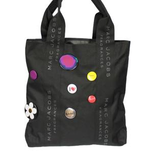 マークジェイコブス バッグ MARC JACOBS トートバッグ ブラック 缶バッチ付き ノベルティ 限定｜for-pleasure