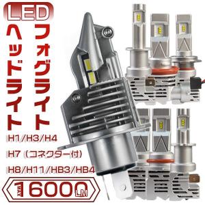led ヘッドライト＆フォグライト H3 H7 新車検対応 6500K LEDバルブ 2個 M6