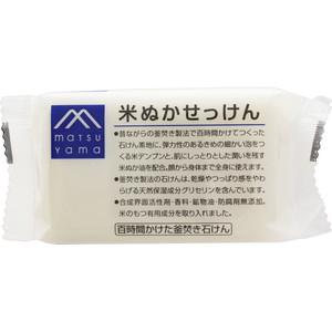 松山油脂　Mマーク　米ぬかせっけん　100g［ネコポス配送2］
