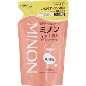 ミノン　薬用保湿入浴剤　つめかえ用　400mL(配送区分:A)｜foremost