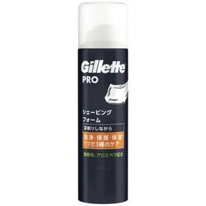 Gillette　PRO（ジレットプロ）　シェービング　フォーム　微香性　245g(配送区分:A2)｜foremost