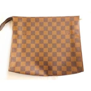 ヴィトン N47543 ポーチ ■ ポッシュトワレット26 ダミエ SL0030 セカンドバッグ LOUIS VUITTON □5L