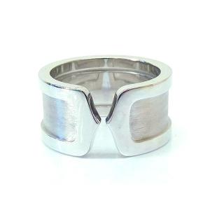 新品同様品 CARTIER カルティエ ■ 2C リング サイズ10号(50) K18WG ホワイト...