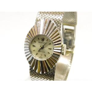 ロレックス ROLEX ■ 純正金ブレス 2000 カメレオン プレシジョン アーモンド K18WG cal.1400 手巻き レディース □７J8A●