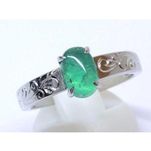 PT900 エメラルド リング 0.36CT : KOMEHYO ONLINESTORE Yahoo!店