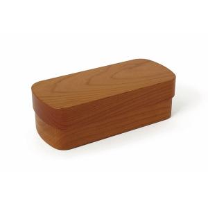 弁当箱 一閑張おにぎり弁当 中 17.5×12cm 日本製 国産 紐付き 箱入り