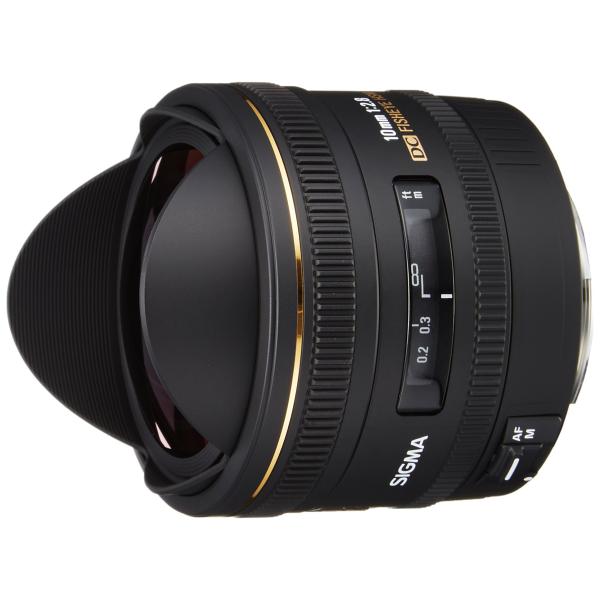 SIGMA 単焦点魚眼レンズ 10mm F2.8 EX DC FISHEYE HSM キヤノン用 対...