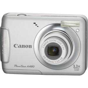 Canon デジタルカメラ PowerShot (パワーショット) A480 シルバー PSA480(SL)｜forest-net