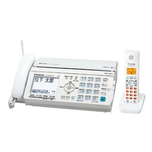 パナソニック おたっくす デジタルコードレスFAX 子機1台付き ホワイト KX-PW520DL-W