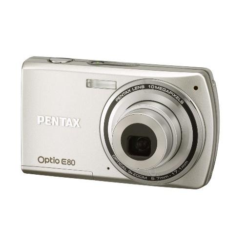 PENTAX デジタルカメラ Optio E80 1000万画素 光学3倍ズーム 単三電池仕様 OP...