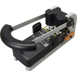 カール事務器 穴あけパンチ 強力 2穴 220枚 上向穿孔式 HD-520N シルバー｜forest-net