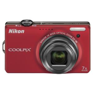 Nikon デジタルカメラ COOLPIX (クールピクス) S6000 フラッシュレッド S6000RD｜forest-net