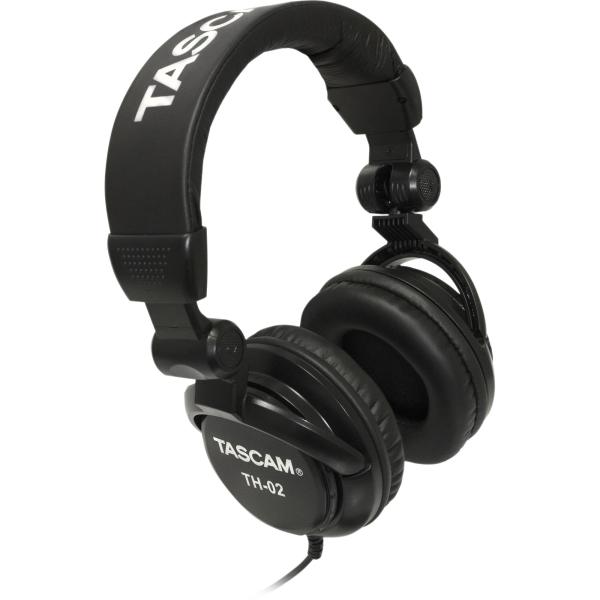 TASCAM(タスカム) TH-02 密閉型ステレオモニターヘッドホン ブラック 折り畳み Yout...
