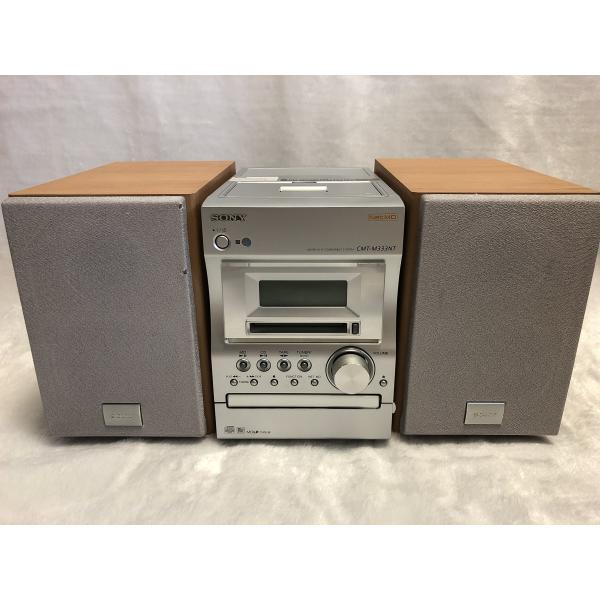 SONY ソニー CMT-M333NT マイクロハイファイコンポーネントシステム （CD/MD/カセ...