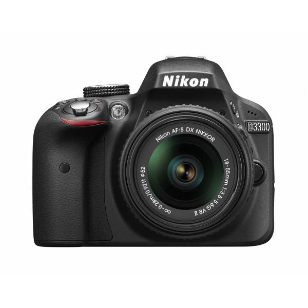 Nikon デジタル一眼レフカメラ D3300 18-55 VR IIレンズキット ブラック D33...