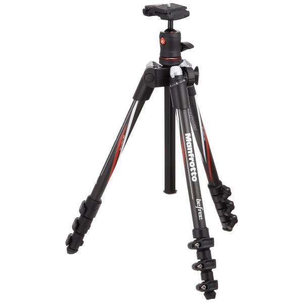 Manfrotto コンパクト三脚 Befree カーボンファイバー 4段 ボール雲台キット MKB...