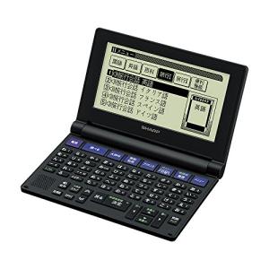 シャープ コンパクトタイプ 電子辞書 Brain 50音順キー配列 ブラック系 PW-NK1｜forest-net