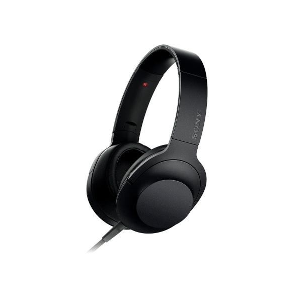 ソニー ヘッドホン h.ear on MDR-100A : ハイレゾ対応 密閉型 折りたたみ式 ケー...