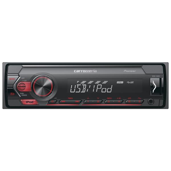 Pioneer オーディオ MVH-3600 1D メカレス USB iPod iPhone AUX...