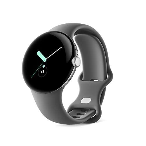 Google Pixel Watch 心拍計 Polished Silver ステンレス ケース /...