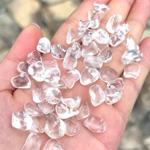 D17-14〕入手困難 極上品質 超透明 水晶 ドクロ クリスタルスカル 虹