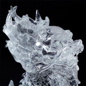 最高級 水晶 手彫り 麒麟 一対 彫刻置物 D...の詳細画像4