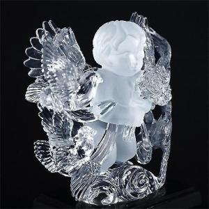 最高級 天然水晶手彫り天使(エンジェル)鑑別付...の詳細画像2