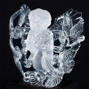 最高級 天然水晶手彫り天使(エンジェル)鑑別付...の詳細画像4