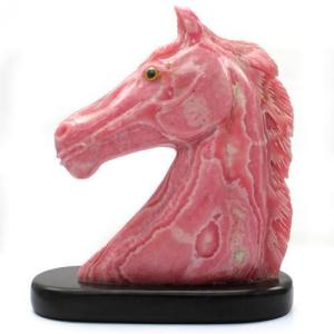 極上品 インカローズ(ロードクロサイト) 馬 ...の詳細画像1