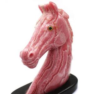 極上品 インカローズ(ロードクロサイト) 馬 ...の詳細画像2