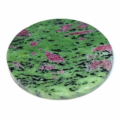 〔D372-2〕約47-57mm ルビーインゾイサイト Ruby in Zoisite プレート 置...