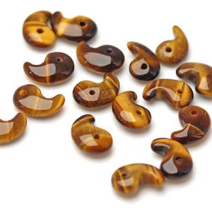 勾玉 10mm 【ランダム発送】イエロータイガ...の詳細画像1
