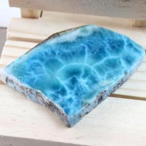 希少激レア品 ドミニカ産 ラリマー スライス ...の詳細画像2