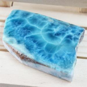 希少激レア品 ドミニカ産 ラリマー スライス ...の詳細画像3