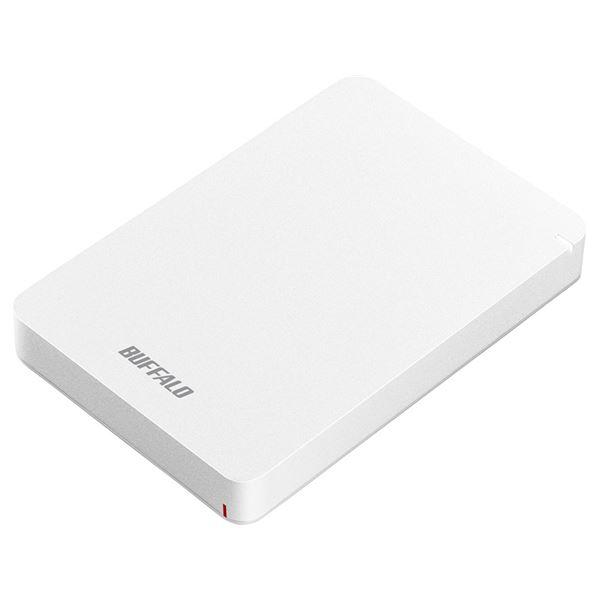バッファロー USB3.1(Gen.1)対応 耐衝撃ポータブルHDD 2TB ホワイト HD-PGF...