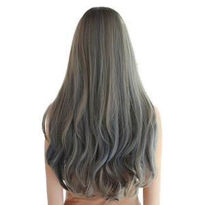 Collicarpo ウィッグ かつら フルウィッグ 自然 ロング ストレート ウェーブ カール ぱっつん前髪 グラデーション エクステ 小顔 レディ