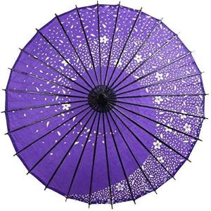ILuvic和傘 紙傘 踊り傘 日傘 舞踊 桜吹雪 和風 飾り用