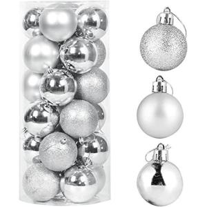 JUTOSU クリスマス オーナメント ボール クリスマスボール ツリートップスター 華やか クリスマスツリー 飾り付け 飾り ボール セット クリス