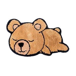 MEMETARO バスマット かわいい 足ふきマット おしゃれ 風呂マット 浴室 速乾 吸水 滑り止め ふわふわ 洗える 玄関マット 室内 洗面所 ト
