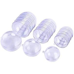 ZOYUBS 透明中空ボール クリスマスボール ツリー飾り クリスマスオーナメントボール クリスマス飾りボール クリスマスツリー オーナメント 透明