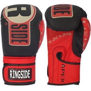 Ringside Apex ボクシング  キックボクシング ムエタイ トレーニンググローブ ゲル スパーリング パンチング バッグ ミット L-XL