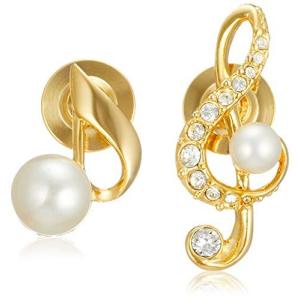 ブローチ VBMV0622 DW 音符 タイタックピンブローチ2個セット 入学式 卒業式