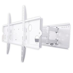 エース オブ パーツ テレビ壁掛け金具 37-65インチ対応 アームタイプ ホワイト PLB-137MW